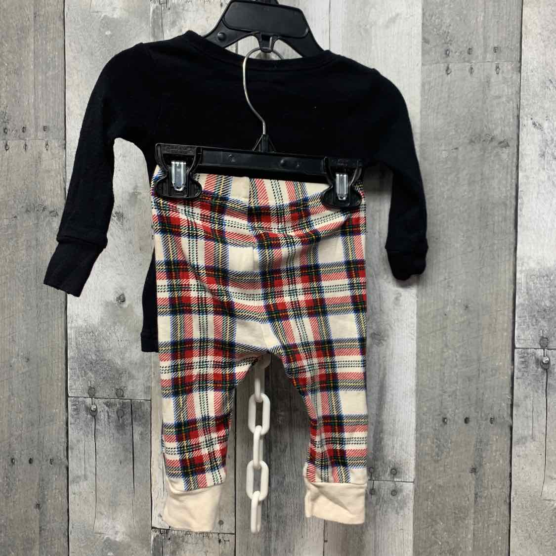 Size 6-12 Months Red Plaid Old Navy Shirt/Pants
