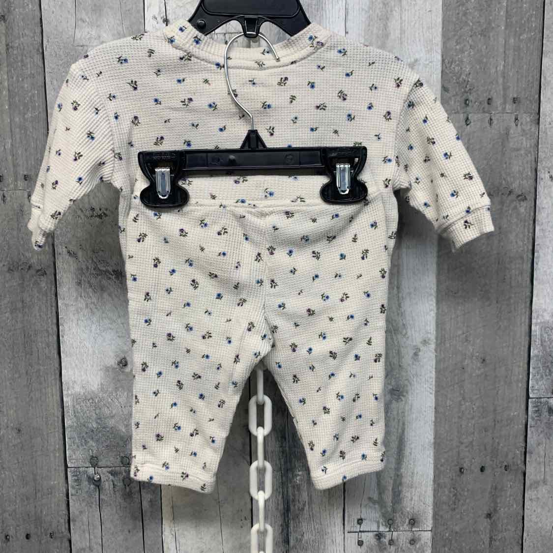 Size 0-3 Months White/Blue Cat & Jack Shirt/Pants