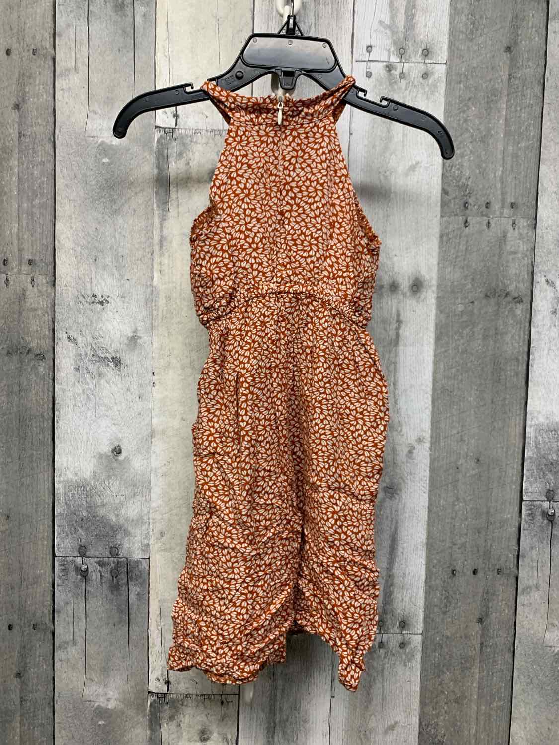 Size 9-12 Months Brown Bailey's Blossoms Romper