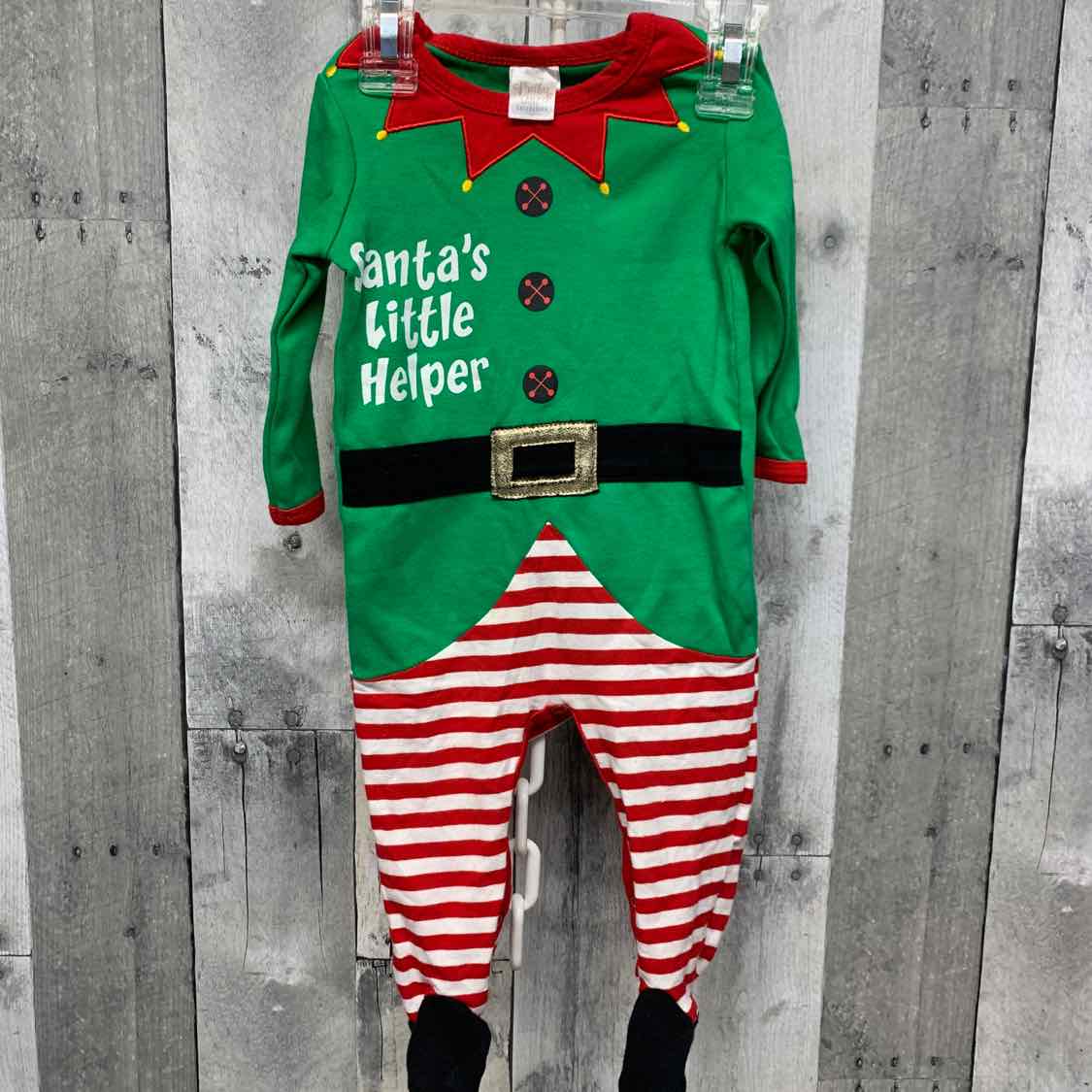 Size 3-6 Months Green B Brand Footy PJs