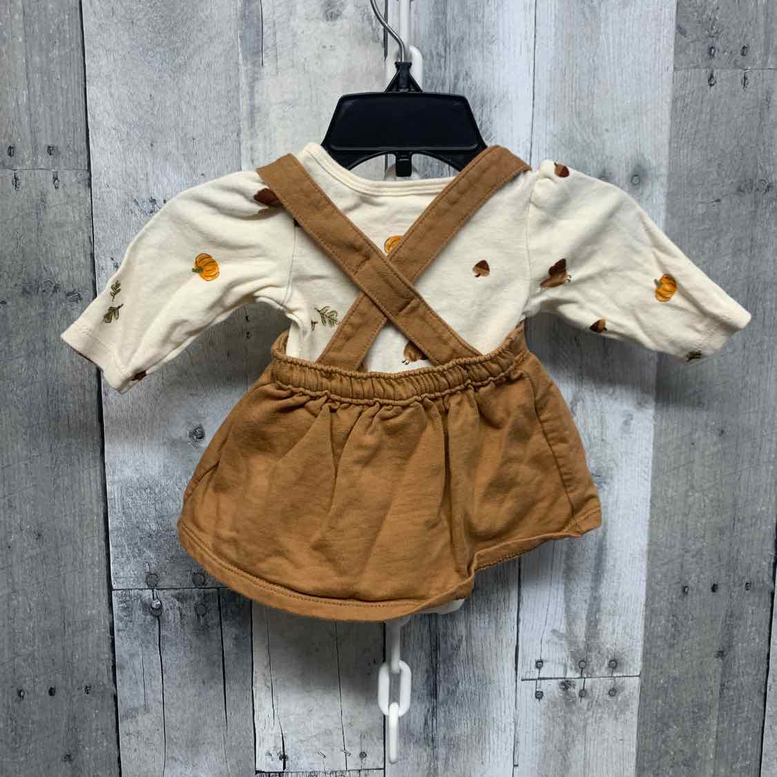 Size Newborn Ivory/Brown Carter's Shirt/Jumper
