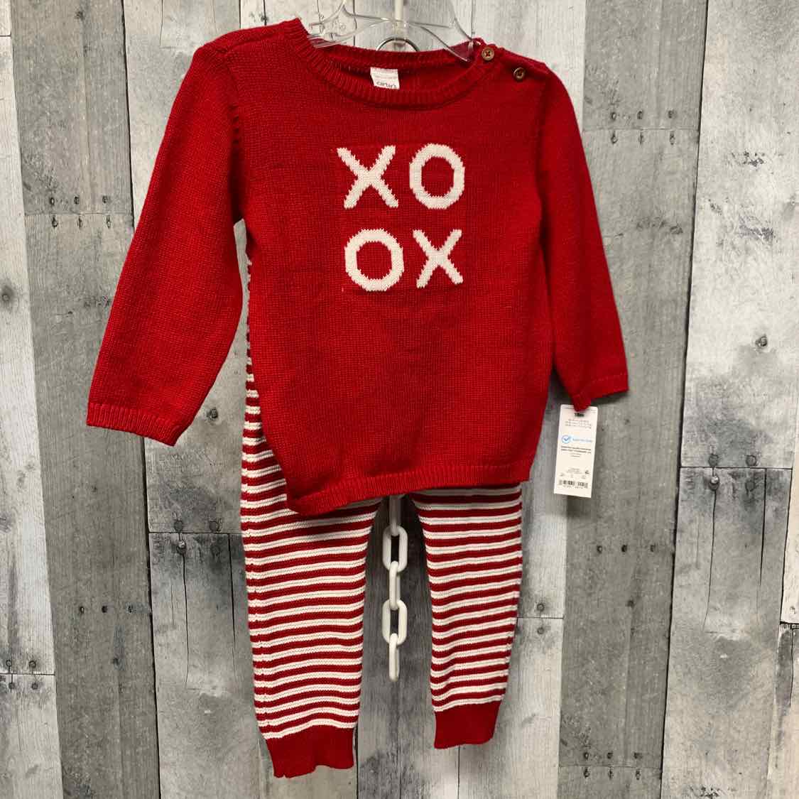 Size 18 Months Red/White Just One You Shirt/Pants