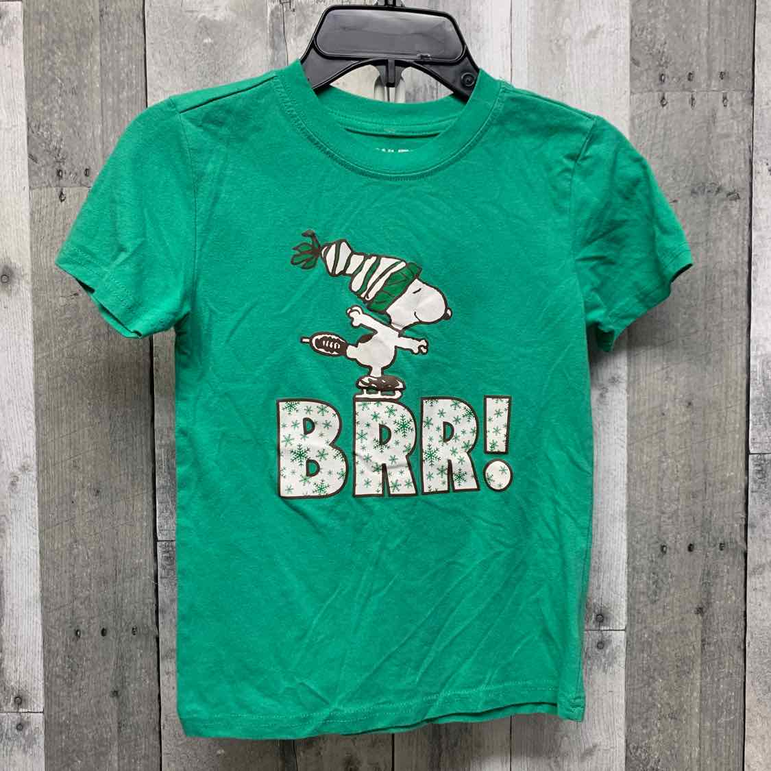 Size 5/6 Green Peanuts T Shirt