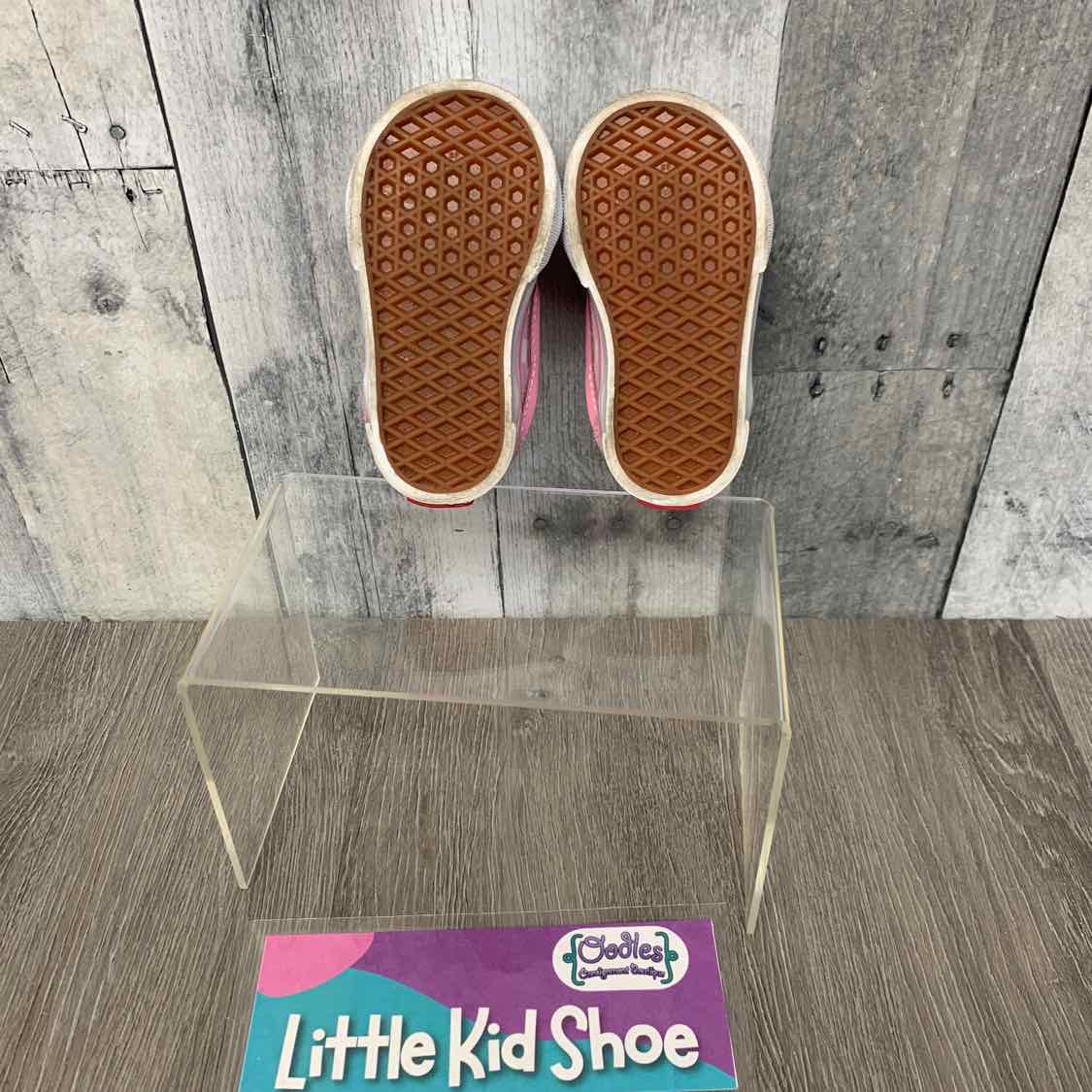 Size 3 Pink Vans Sneakers