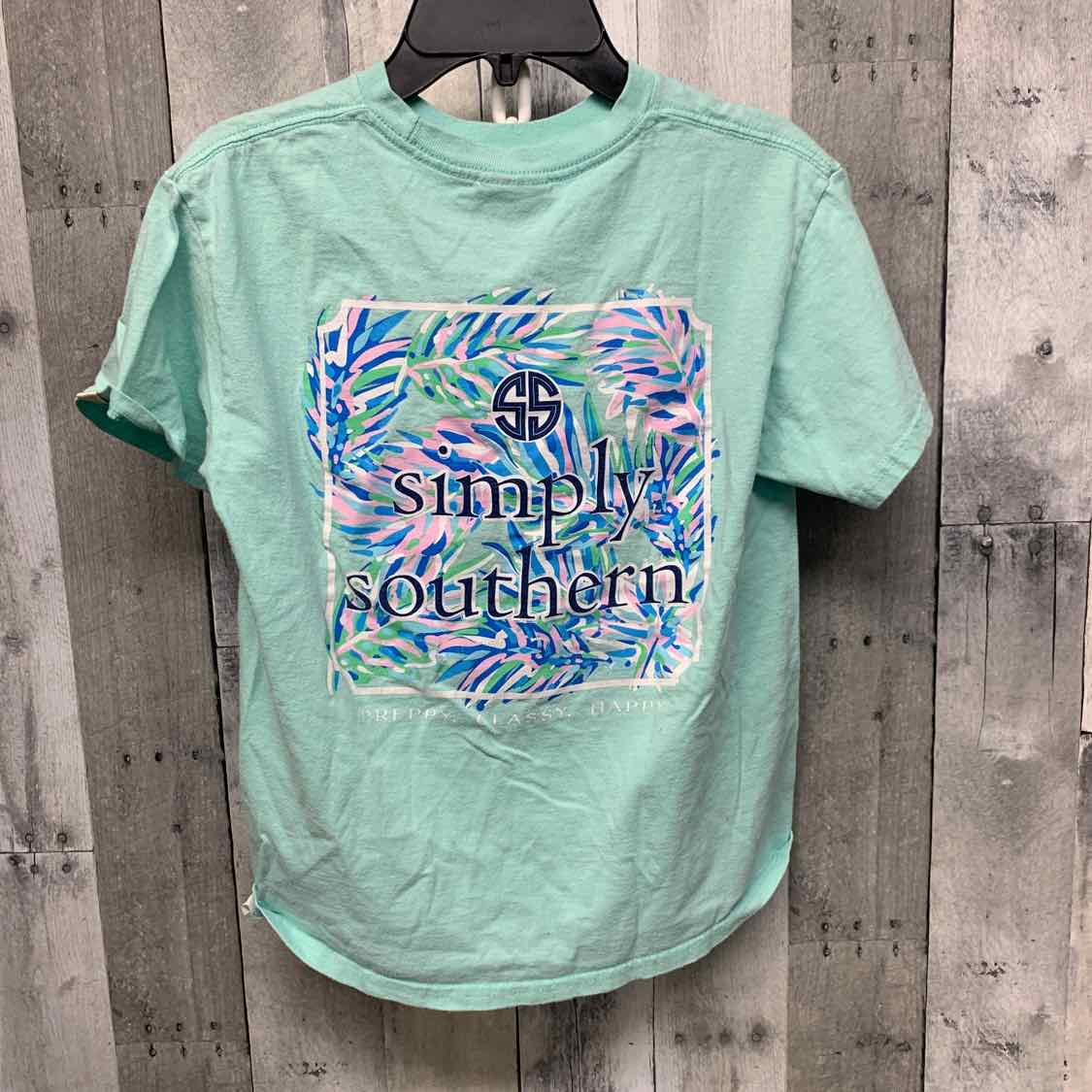 Size Medium Mint Graphic Simply Southern T Shirt