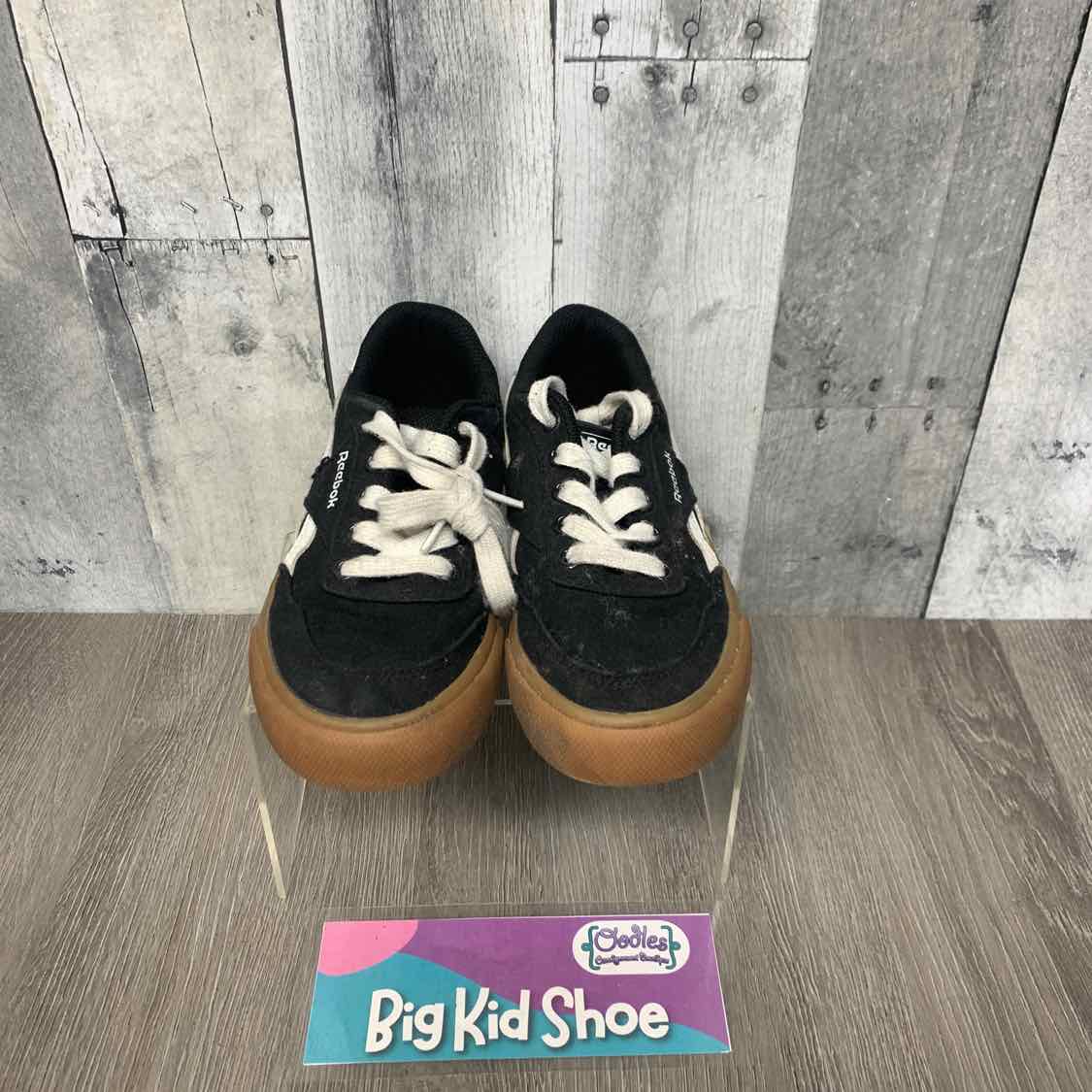 Size 1 Black/Brown Reebok Sneakers