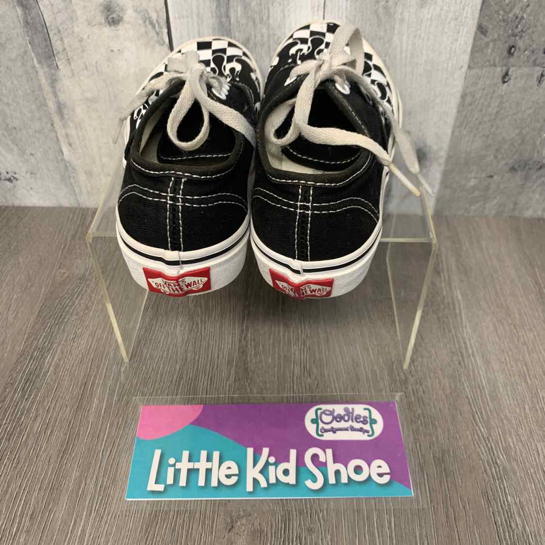 Size 13 Black/White Vans Sneakers