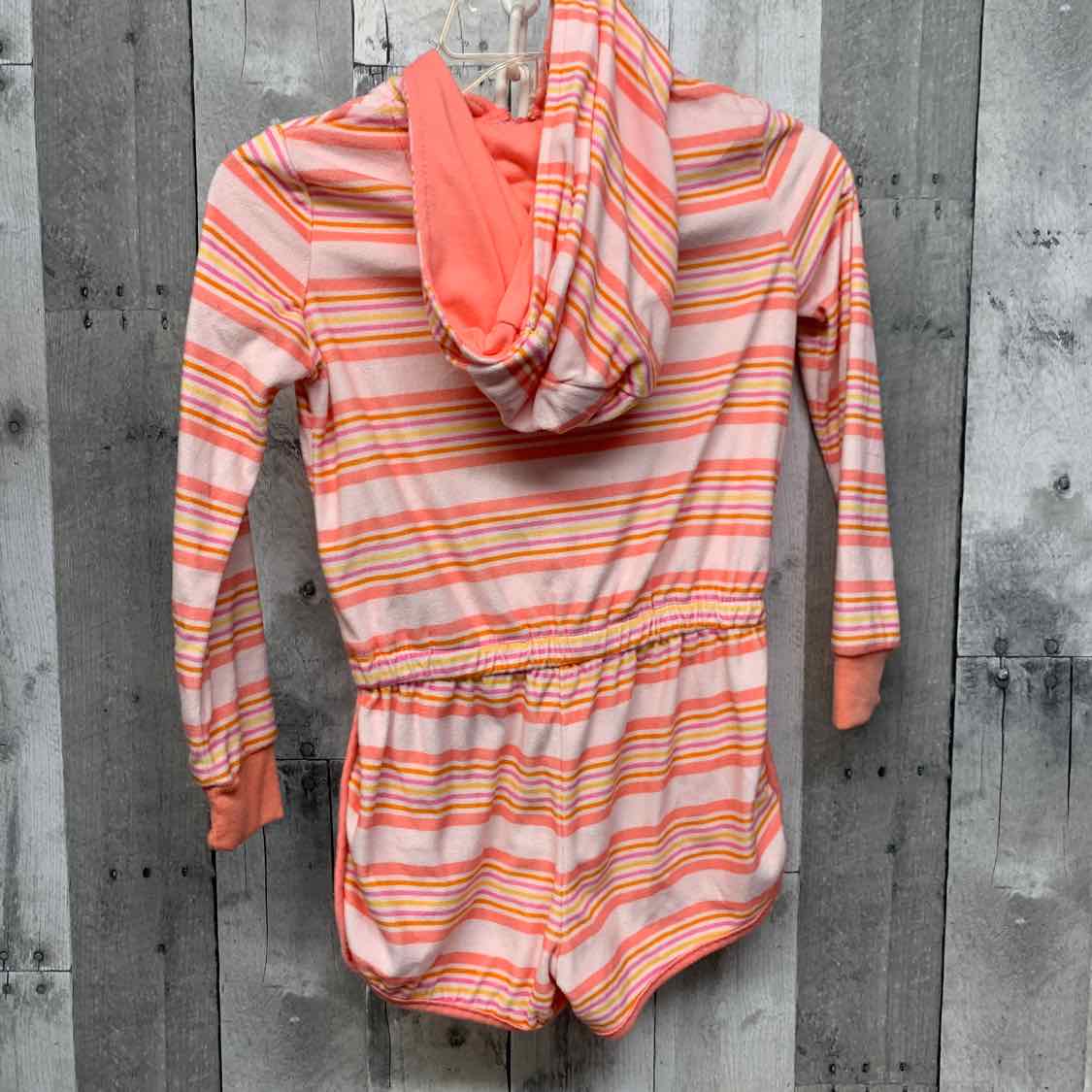 Size 4/5 Orange Striped Cat & Jack Romper