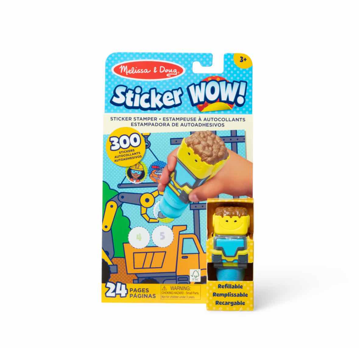 Melissa & Doug Sticker WOW! Bulldozer