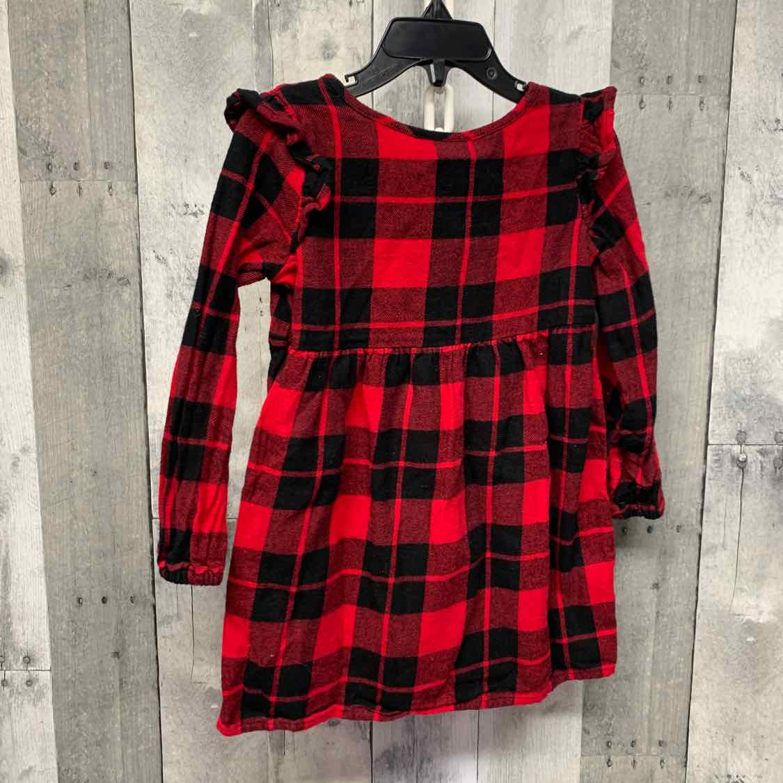 Size 3T Red/Black Children's Place LS Dress