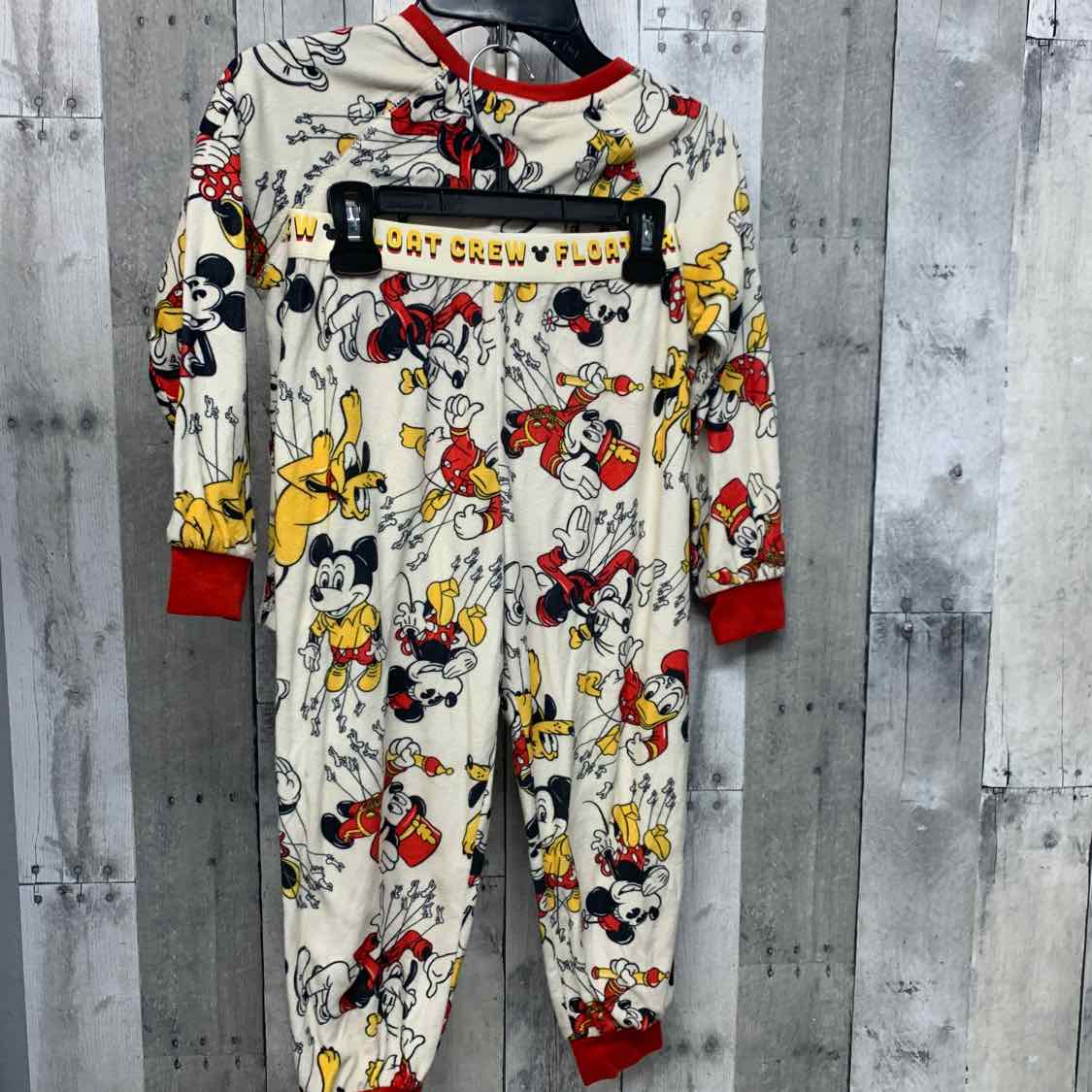 Size 6/7 Ivory/Red Disney 2pc PJs