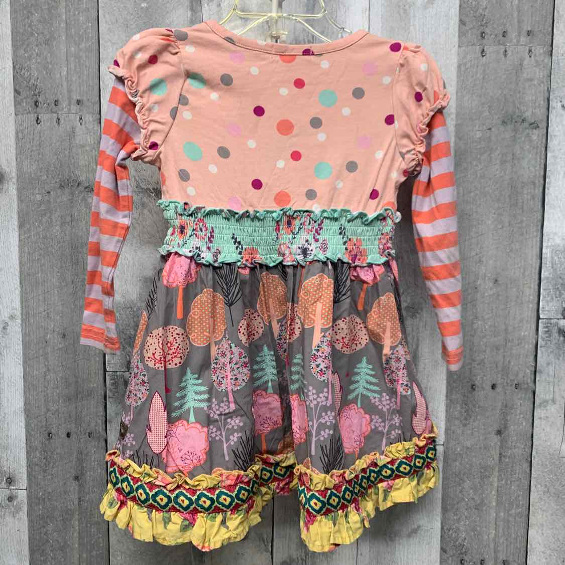 Size 2T Pink Graphic Matilda Jane LS Dress