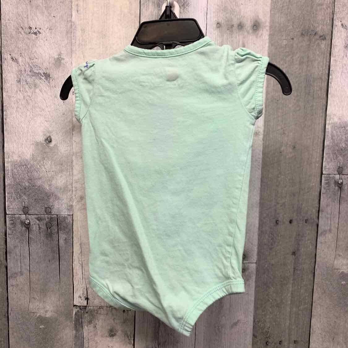 Size 9 Months Mint Graphic Carhartt Bodysuit - OodlesCB