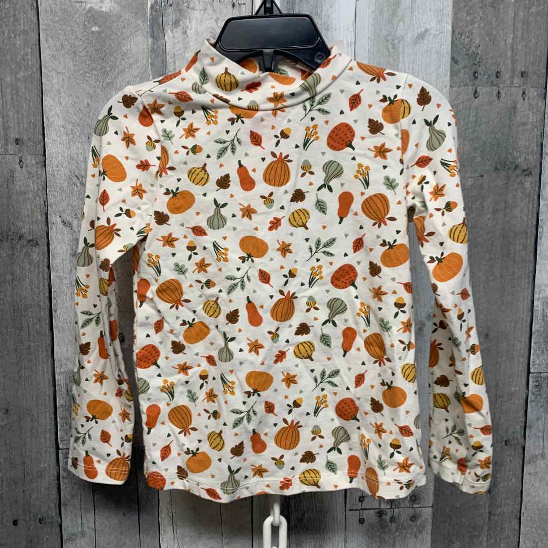 Size 3T White/Orange B Brand Long Sleeve Shirt
