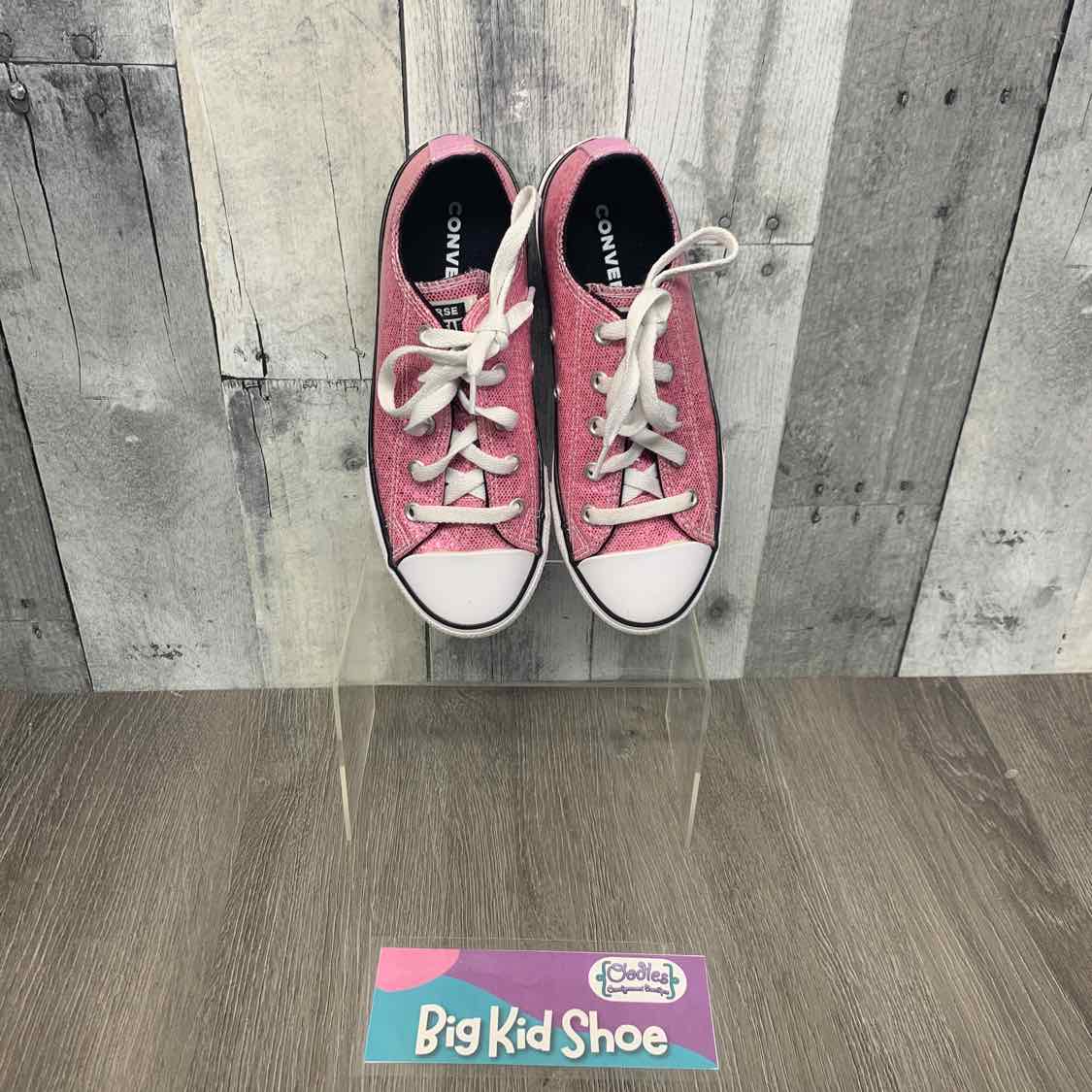 Size 2 Pink/White Converse Sneakers
