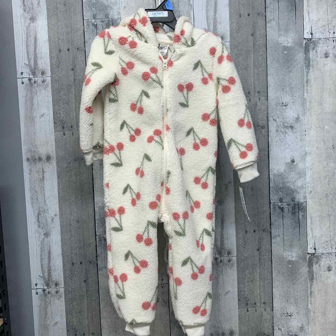 Size 24 Months White Floral Print Carter's Heavy Jacket