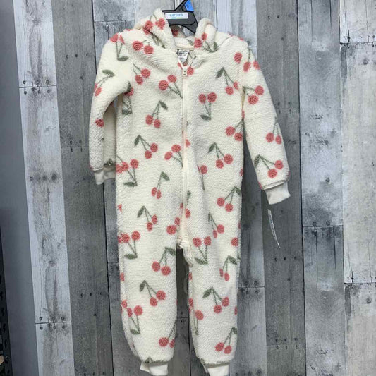 Size 24 Months White Floral Print Carter's Heavy Jacket