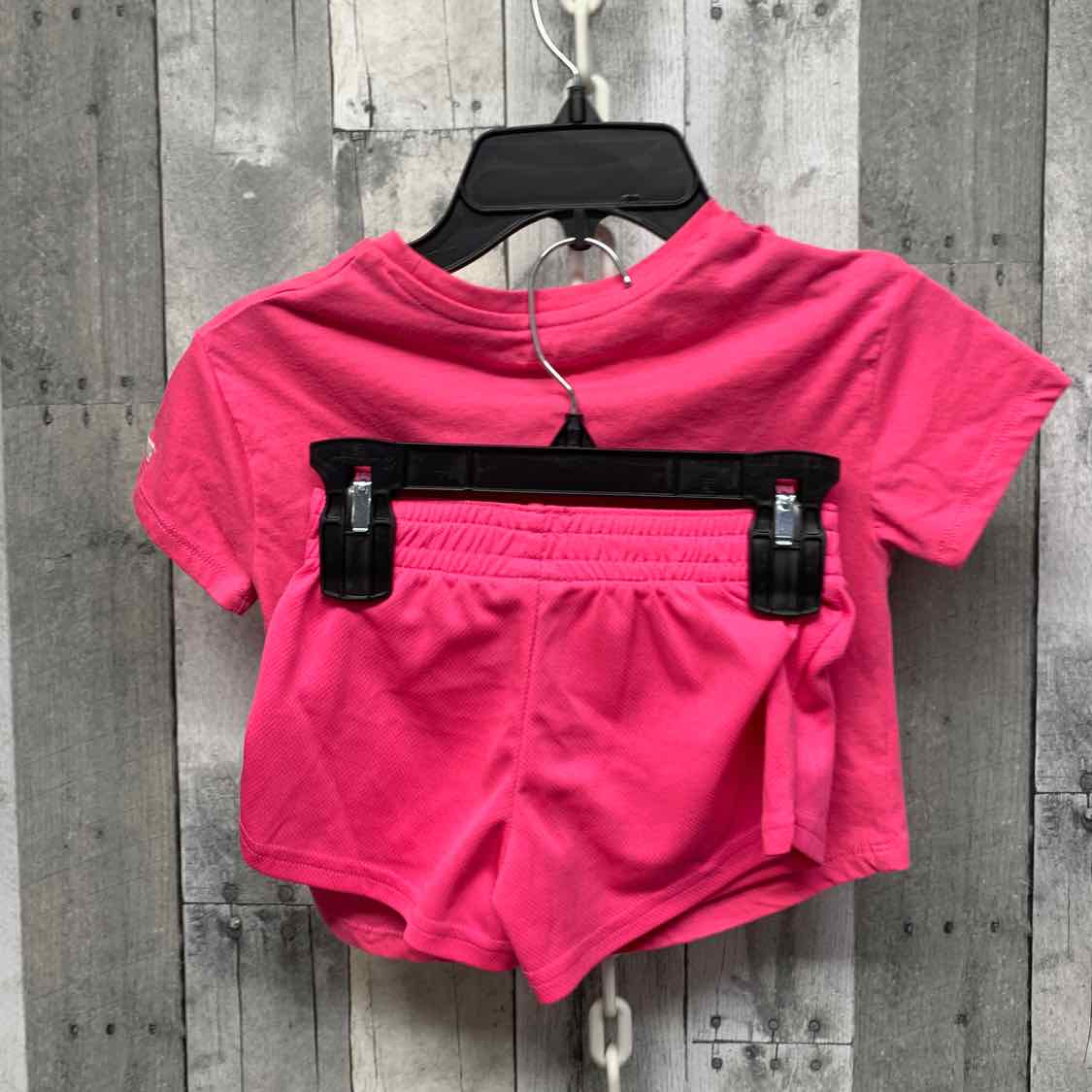 Size 4 Hot Pink BeBe Shirt/Shorts