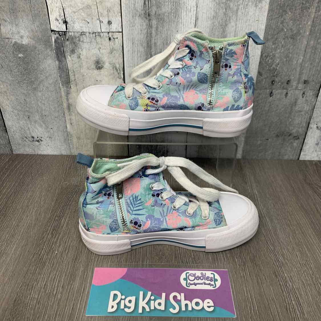 Size 1 Blue/White Disney Sneakers