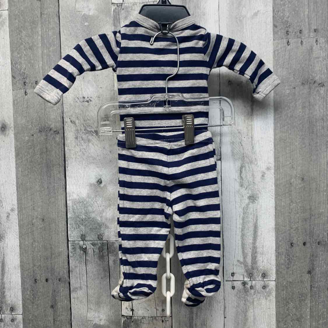 Size Newborn Navy/Gray Child of Mine Shirt/Pants