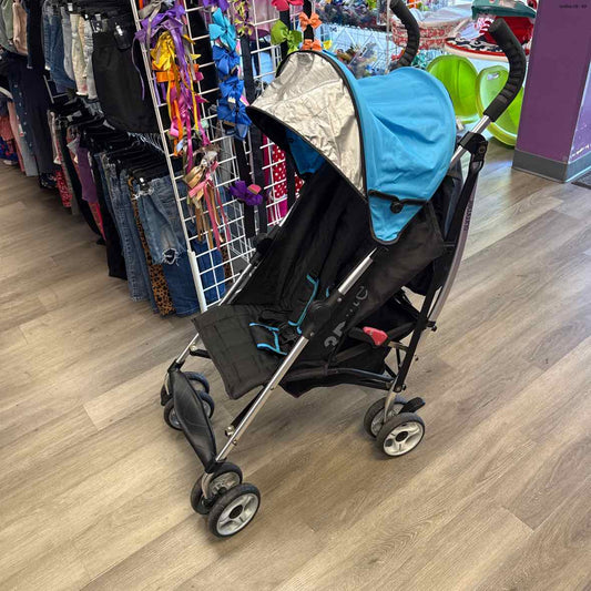 Summer Infant Black/Blue Lightweight Stroller