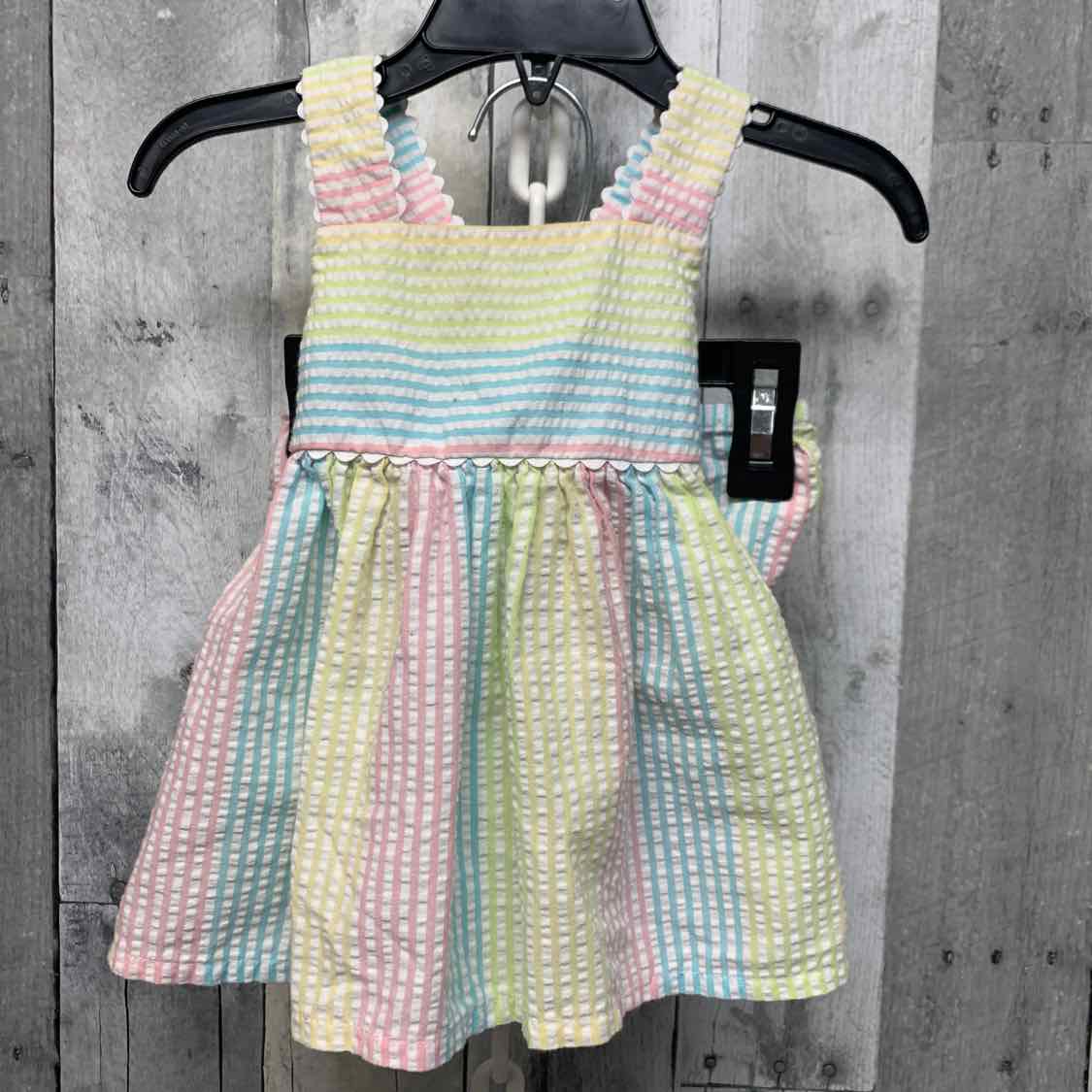 Size 3-6 Months Pink/Blue Starting Out Dress
