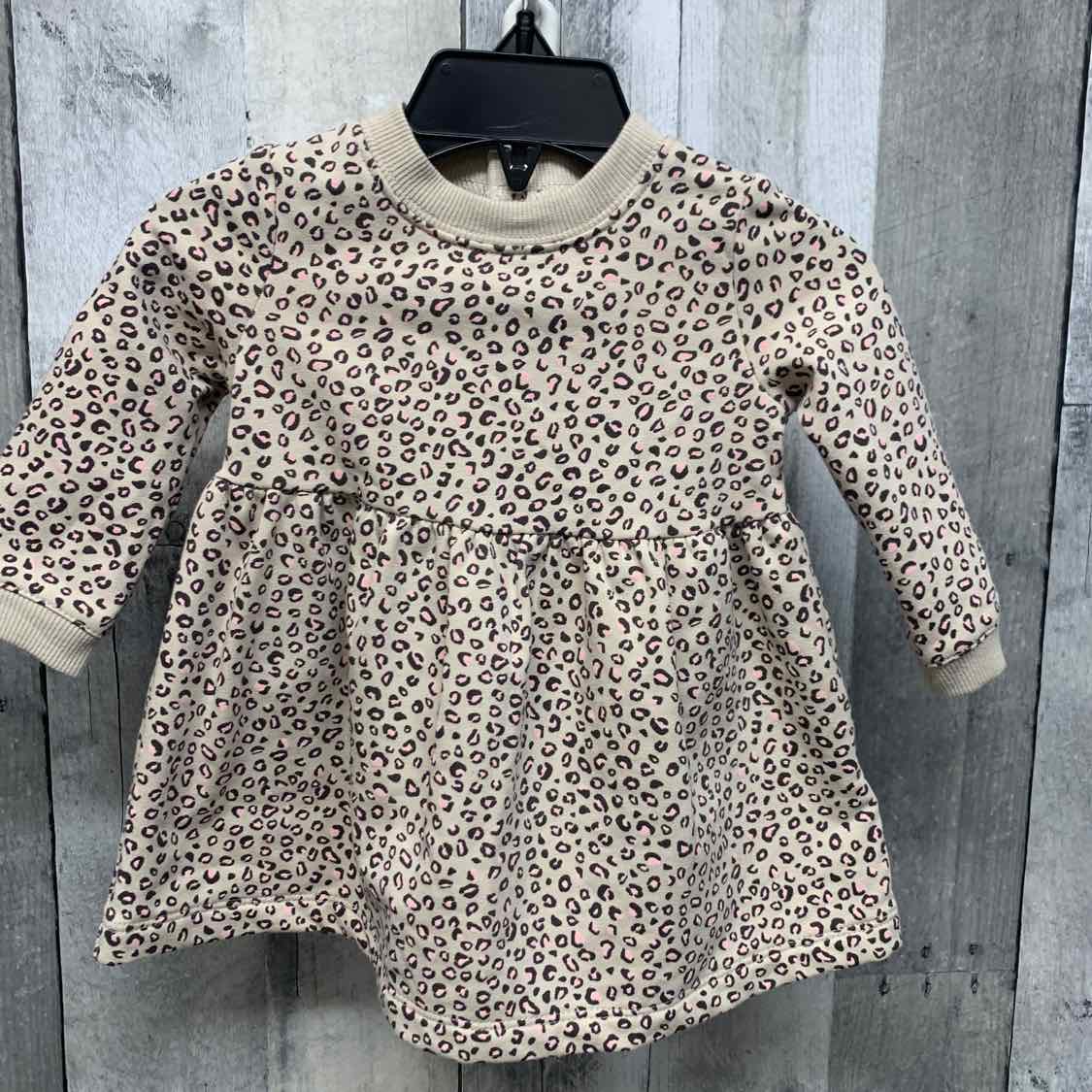 Size 6 Months Tan Animal Print Carter's Dress