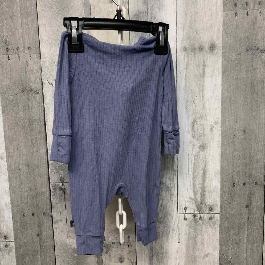 Size 0-3 Months Blue Modern Moments by Gerber Footy PJs