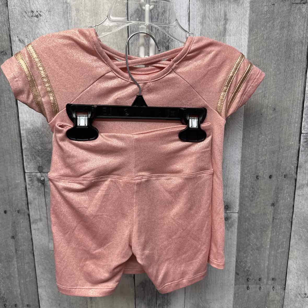 Size 3T Pink/Gold B Brand Shirt/Shorts