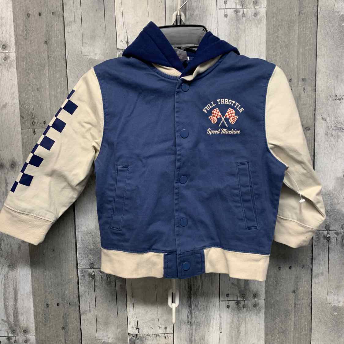 Size 4 Black/Tan Wonder Nation Heavy Jacket