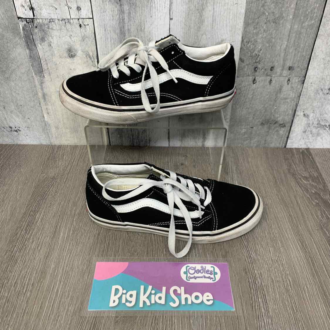 Size 3 Black Vans Sneakers
