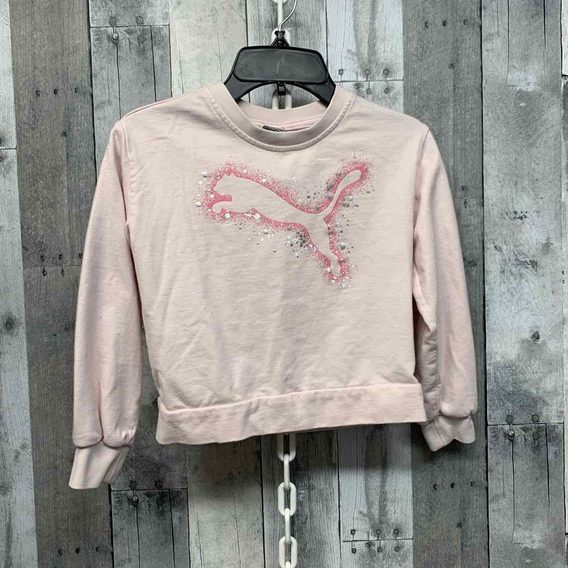 Size 6/7 Pink/Silver Puma Pull Over
