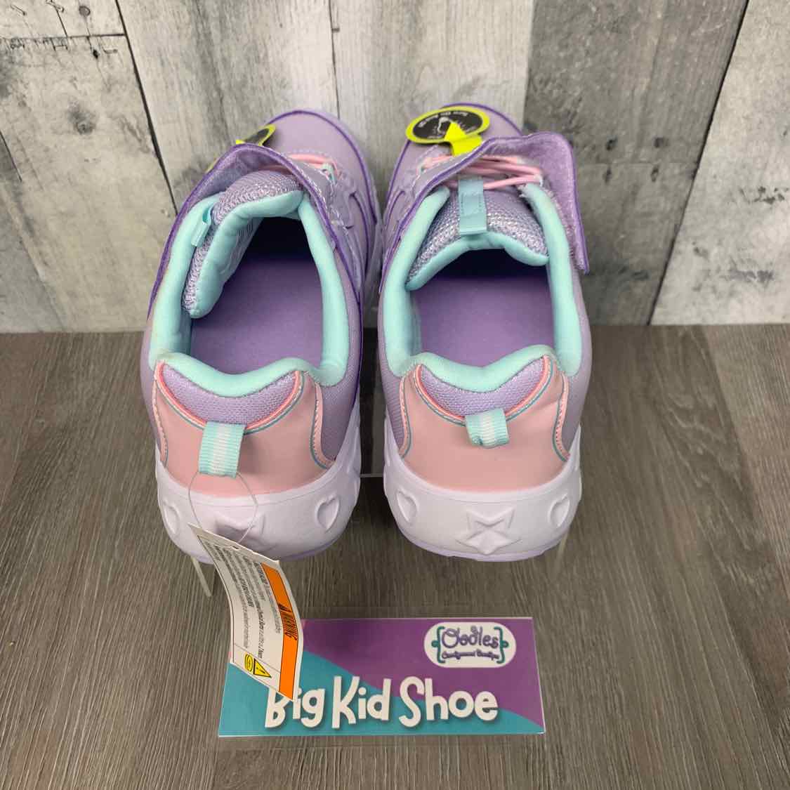 Size 3 Purple/Blue Athletic Works Sneakers