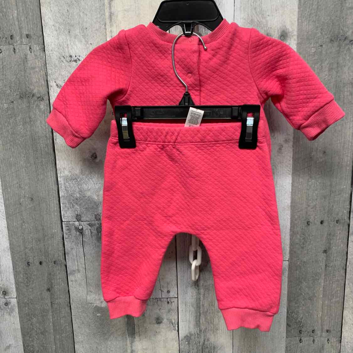 Size 3 Months Pink Little Me Shirt/Leggings
