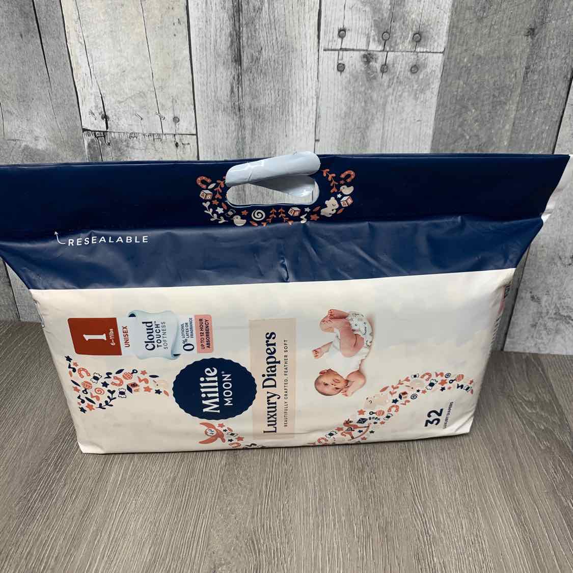 Diaper Size 1 Millie Moon Disposable Diapers