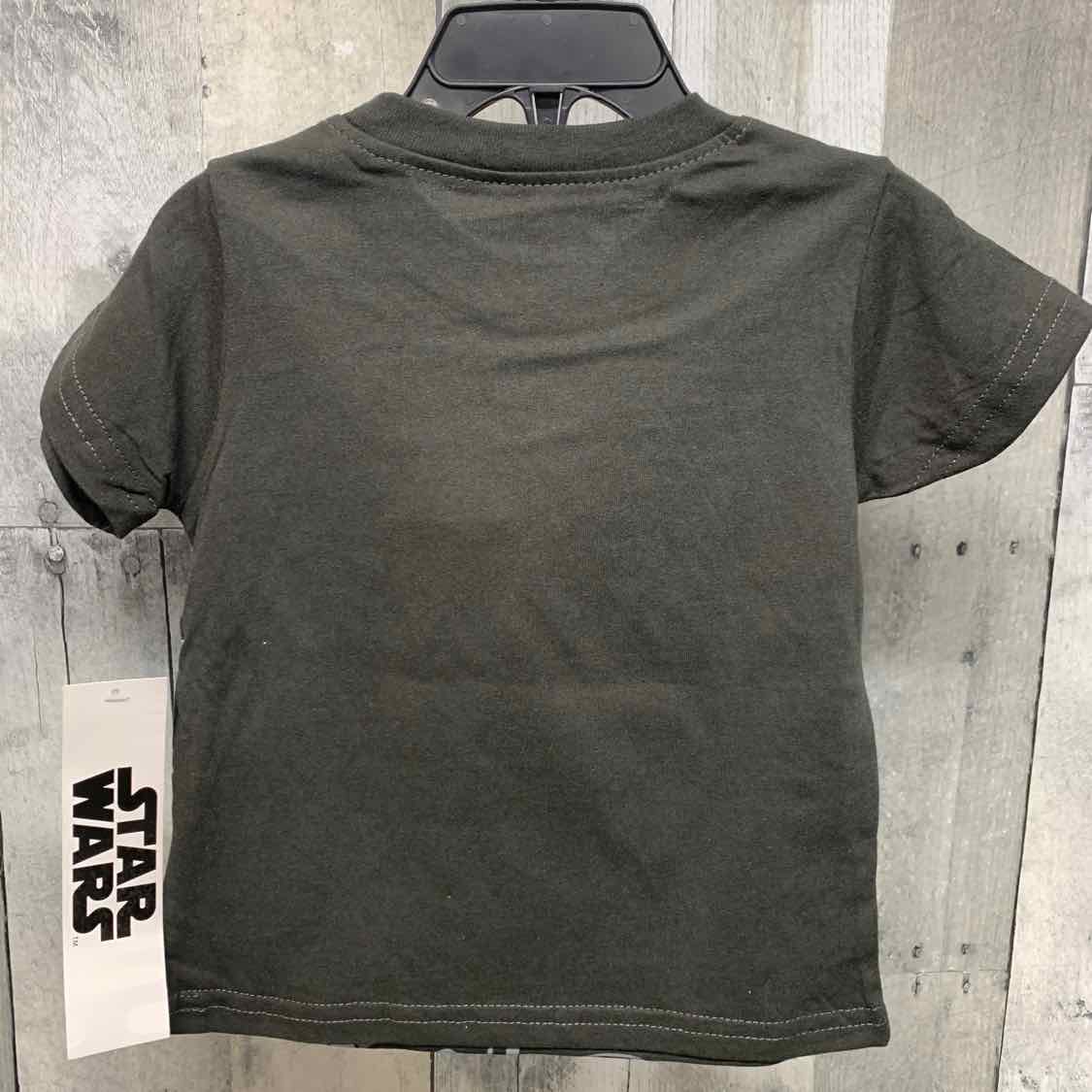 Size 2T Black Graphic Star Wars T Shirt