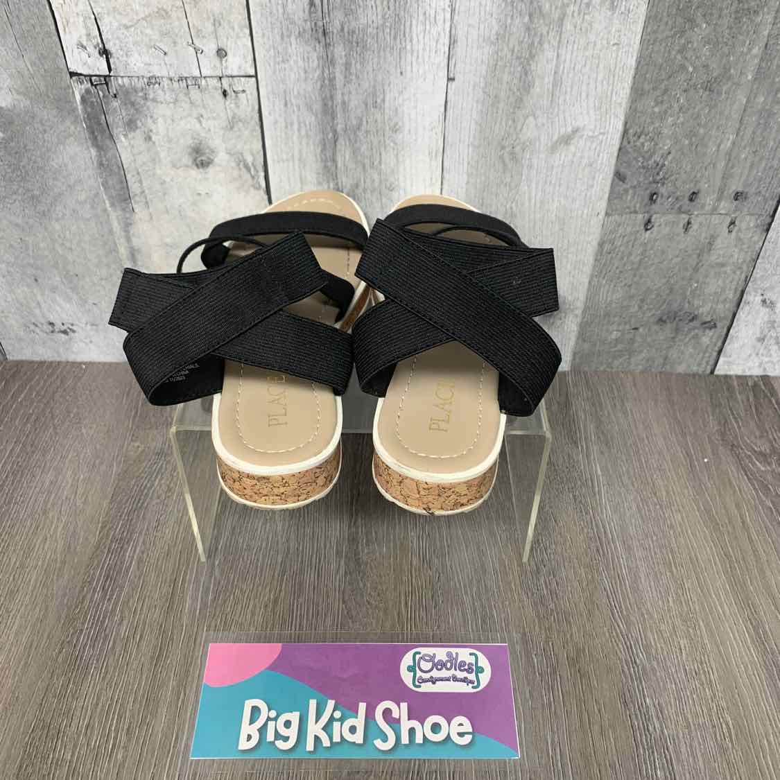 Size 1 Black/Tan Children's Place Sandals