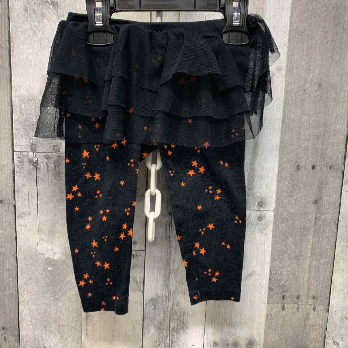 Size 12 Months Orange/Black Carter's Leggings