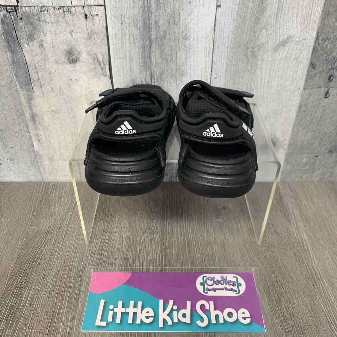 Size 5 Black/White Sport Brand Sandals