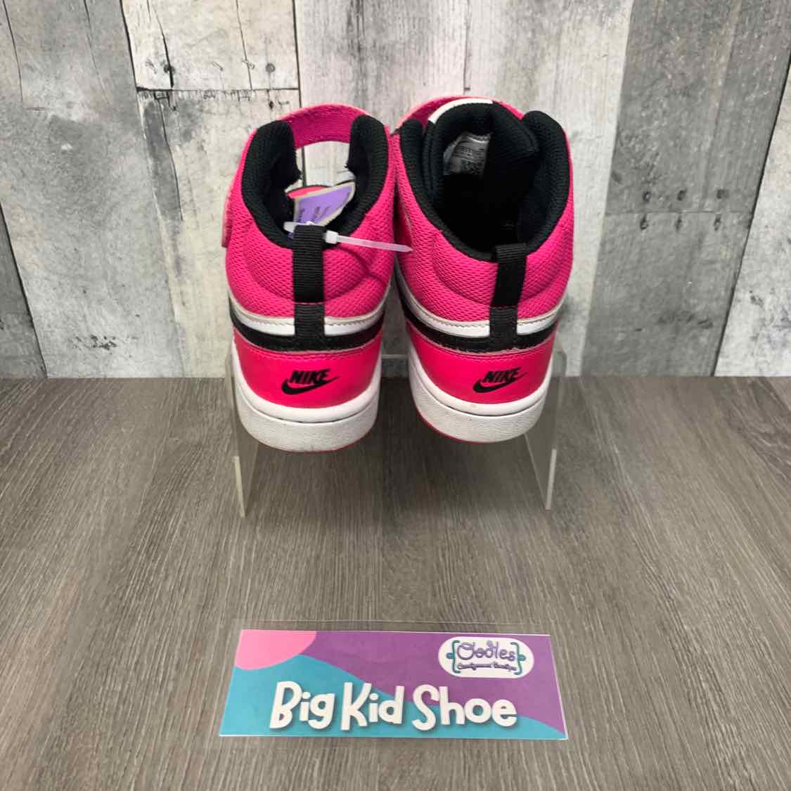 Size 2 Pink/Black Sport Brand Sneakers