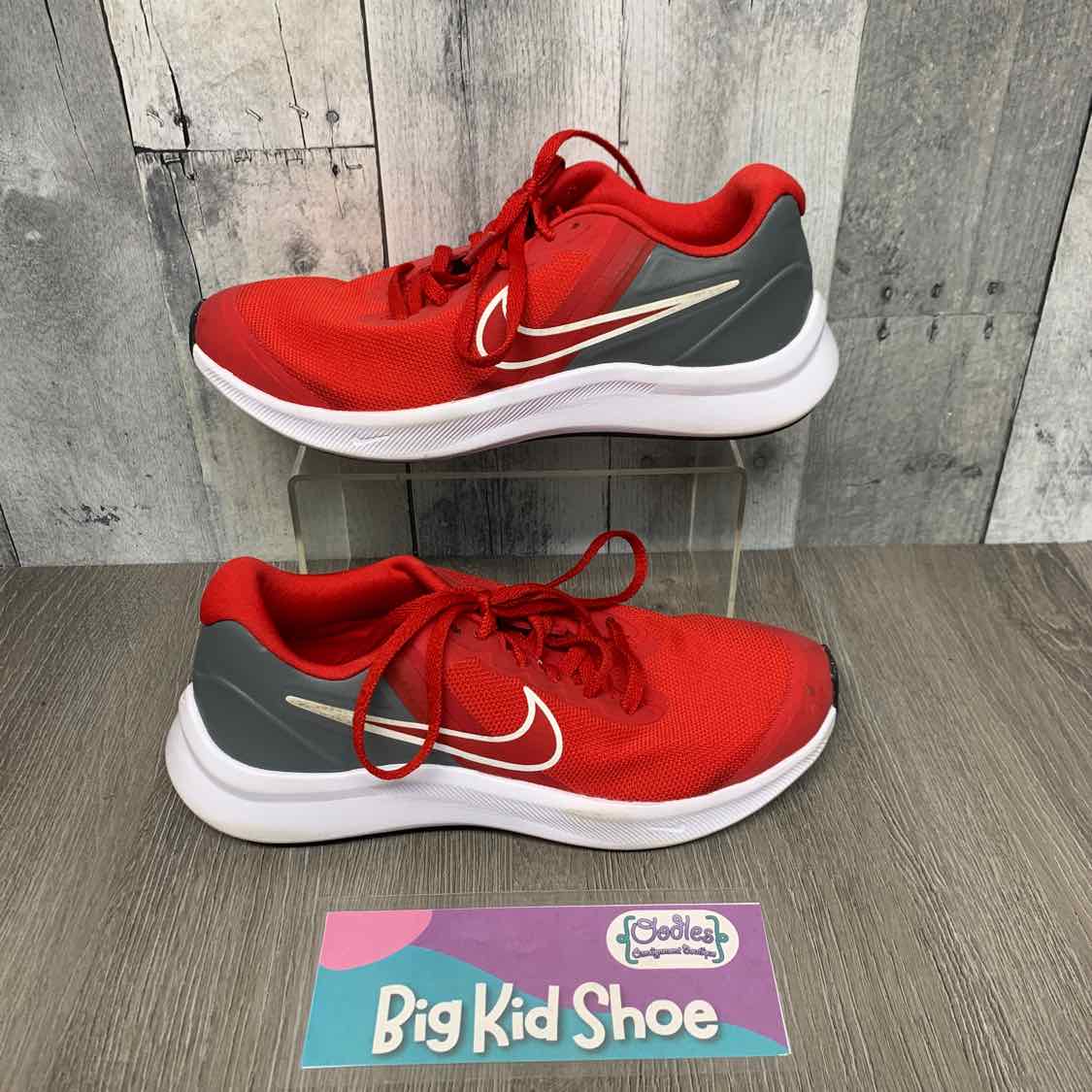 Size 5 Red Sport Brand Sneakers