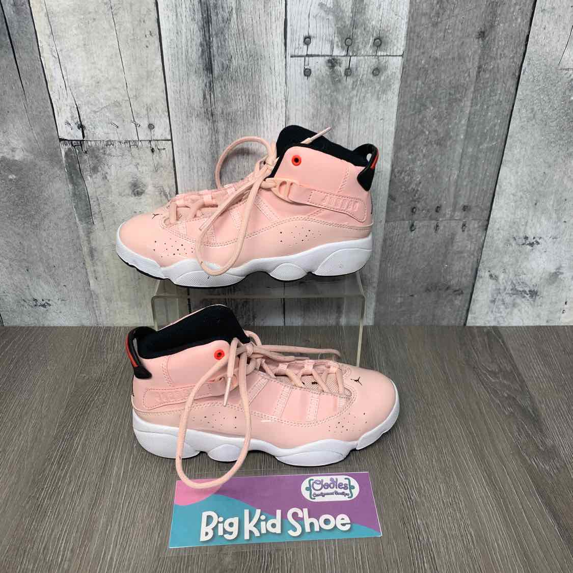 Size 2 Pink/Black Sport Brand Sneakers