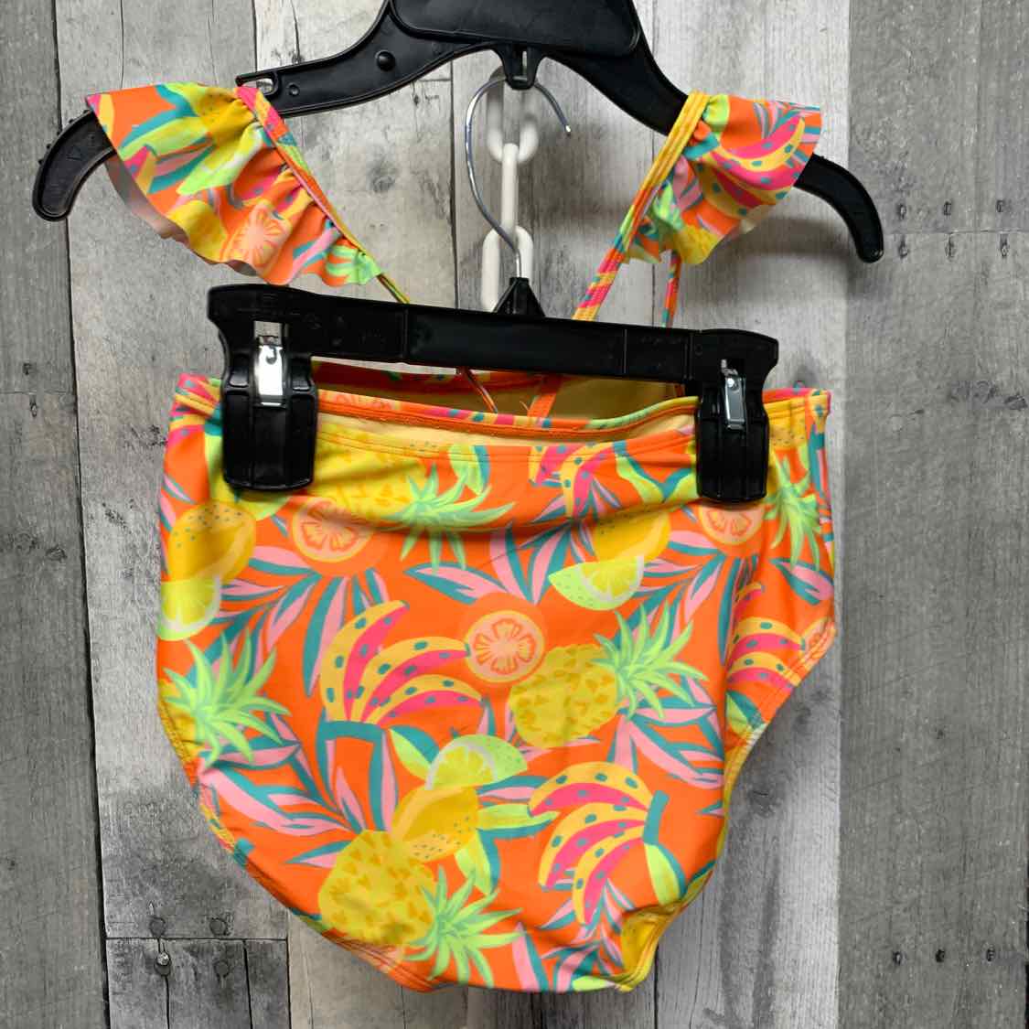Size 10/12 Orange/Yellow Cat & Jack Swim Suit - 2pc+