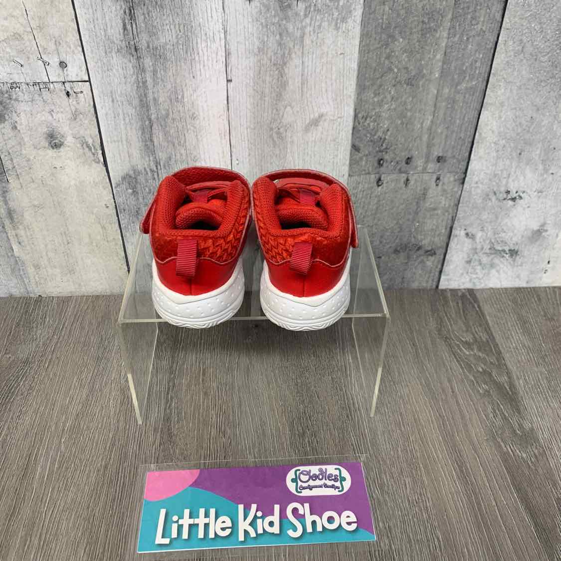 Size 5 Red/White Sport Brand Sneakers