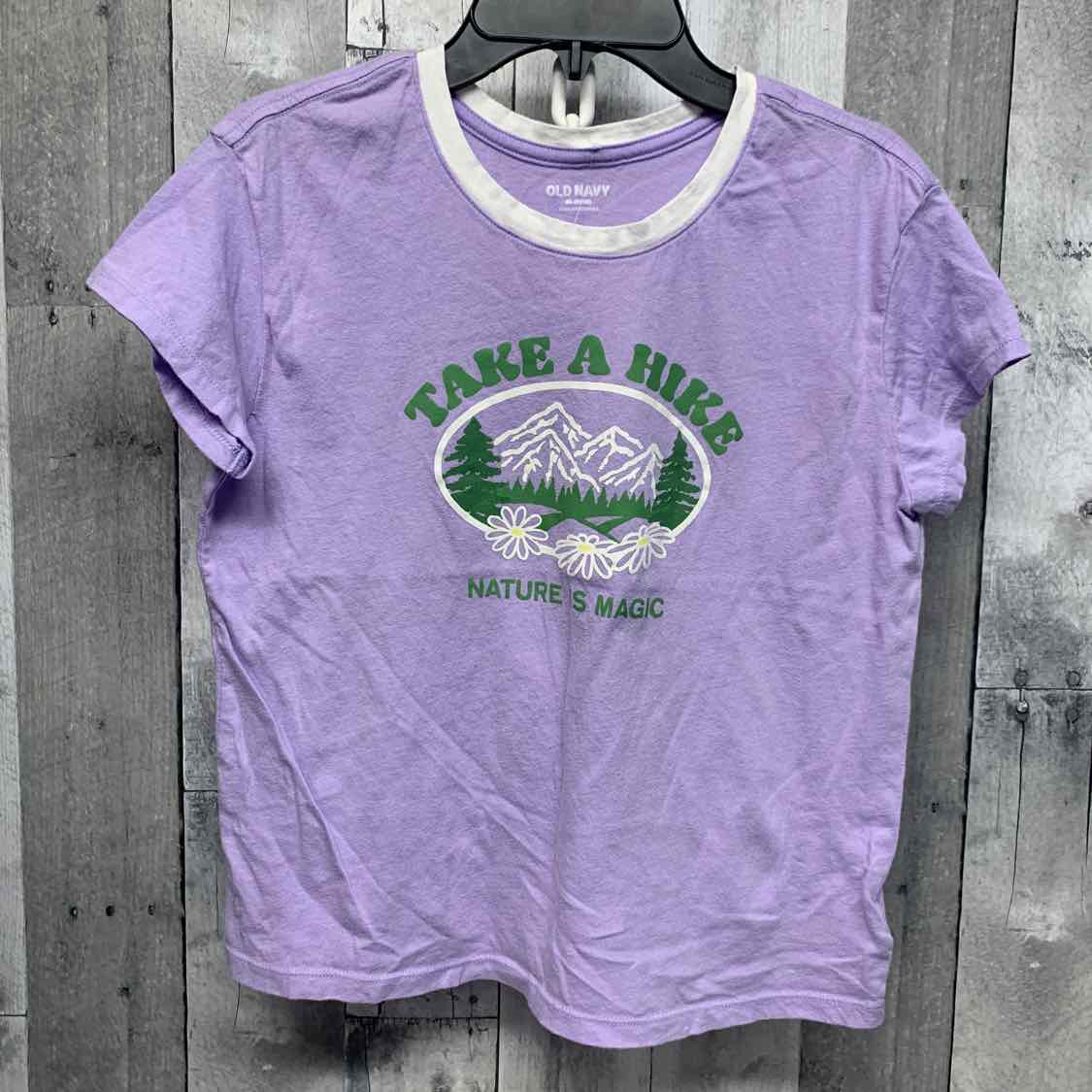 Size 14/16 Purple Graphic Old Navy T Shirt