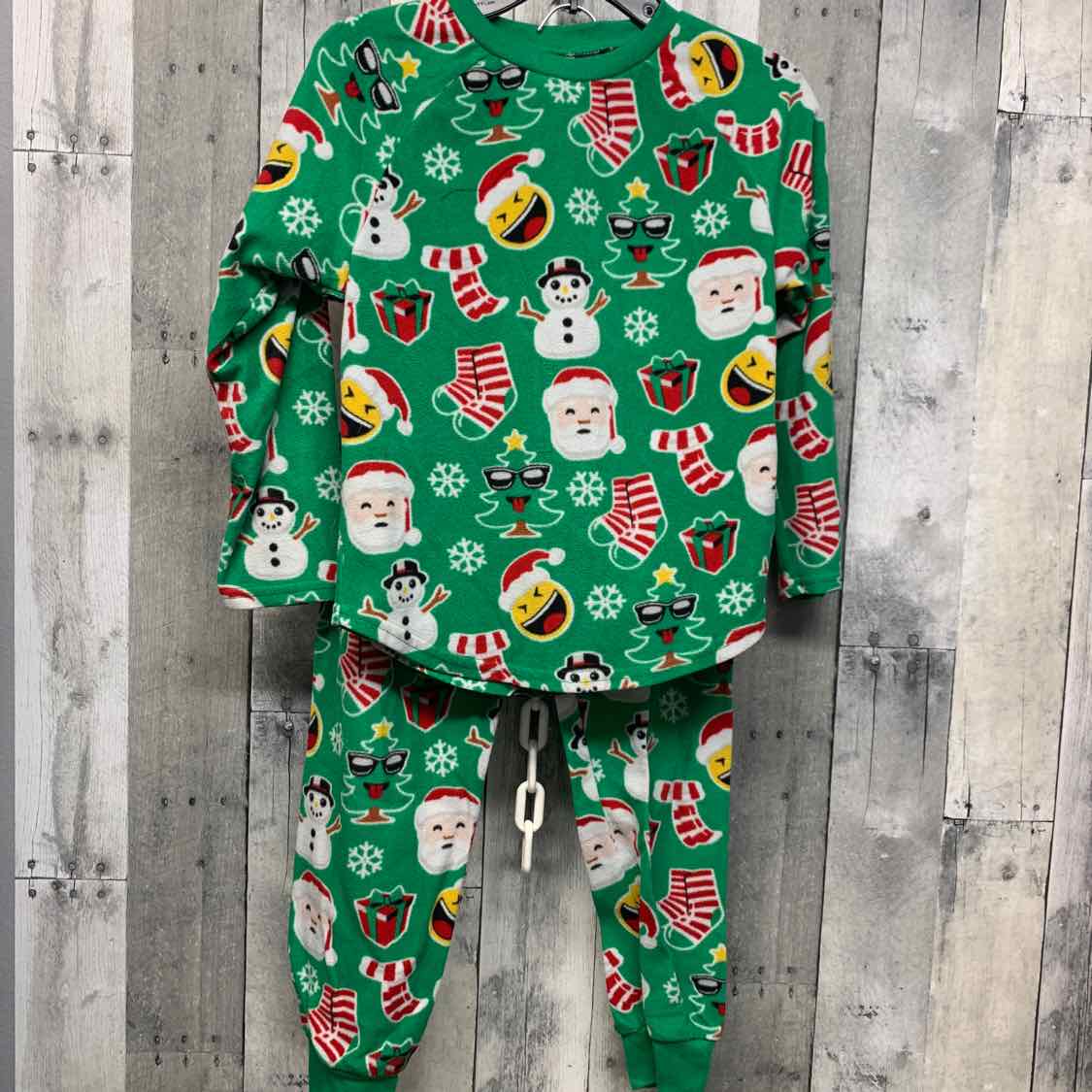 Size 7/8 Green/Red Children's Place 2pc PJs
