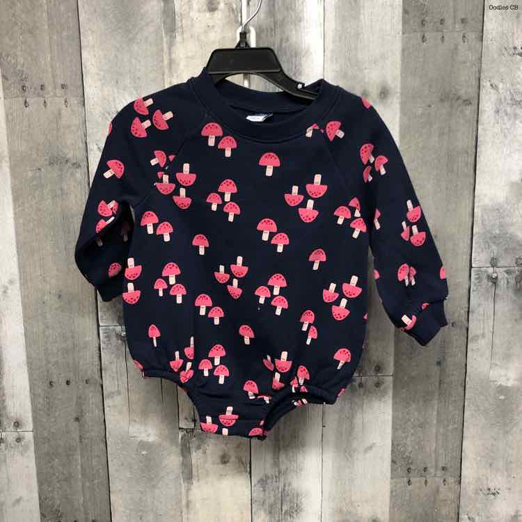 Size 12-18 Months Navy/Pink Old Navy Romper