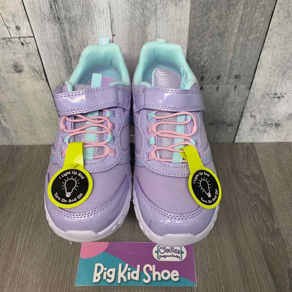 Size 3 Purple/Blue Athletic Works Sneakers