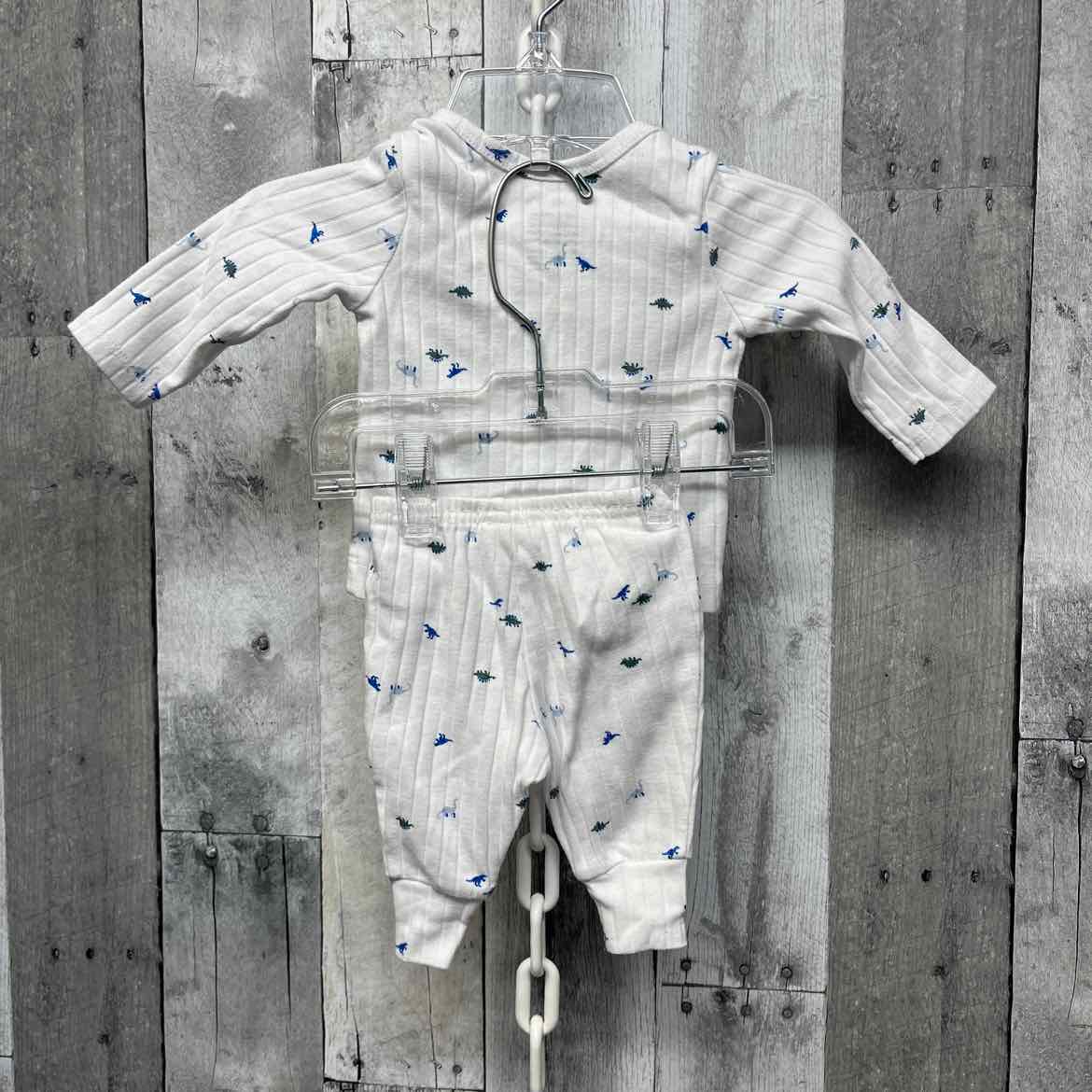 Size Newborn White Print Child of Mine Shirt/Pants