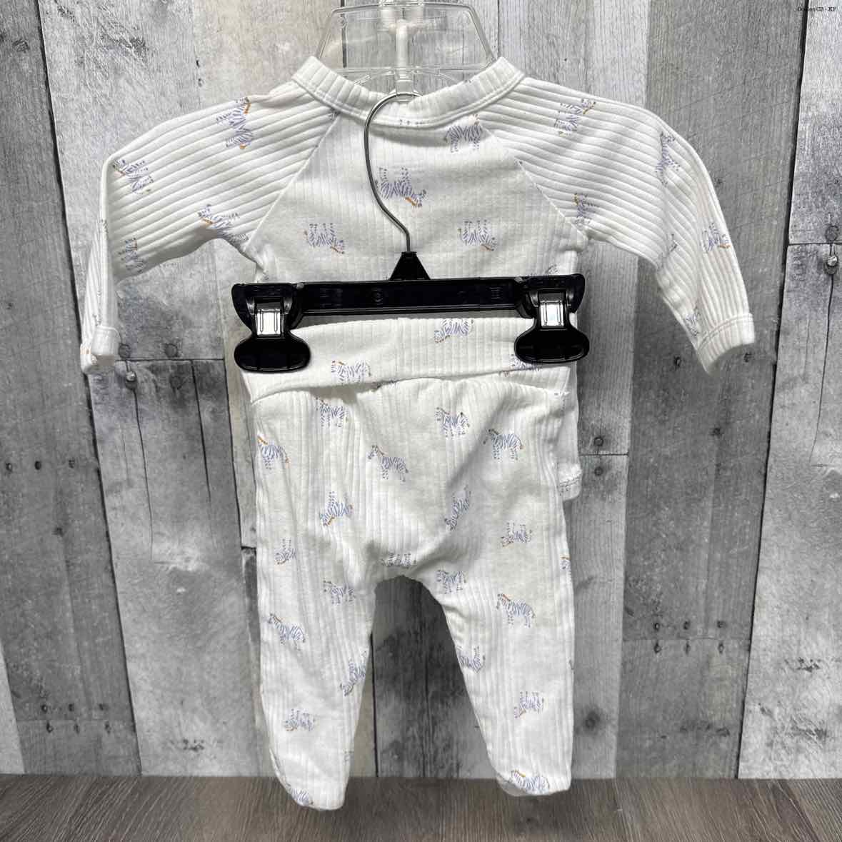 Size 3 Months White/Blue Just One You Shirt/Pants